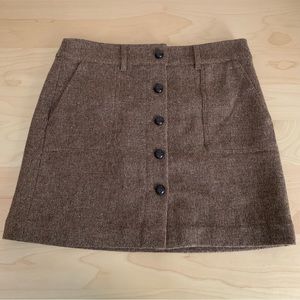 LOFT Wool Shift Skirt